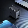 Acefast A23 30W GaN USB-C US Sieninis įkroviklis - Juodas