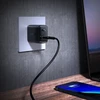 Acefast A23 30W GaN USB-C US Sieninis įkroviklis - Juodas