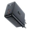 Sieninis įkroviklis Acefast A29 PD50W GAN 2x USB-C 50W (juodas)