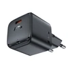 Acefast A77 Mini PD 30W GaN USB-C laidinis įkroviklis – juodos spalvos
