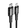 USB-C laidas į Lightning Acefast C1-01, 1.2 m (juodas)