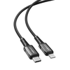 USB-C laidas į Lightning Acefast C1-01, 1.2 m (juodas)