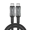 Laidas iš USB-C į USB-C Acefast C1-09, 48 W, 1 m (juodai pilkas)