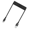 Acefast C14-04 USB-A – USB-C kabelis Spring 480Mb/s 3A 1.2m – Juodos spalvos