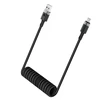 Acefast C14-04 USB-A – USB-C kabelis Spring 480Mb/s 3A 1.2m – Juodos spalvos