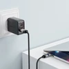 Acefast C15-04 USB-A – USB-C kabelis su ekranu 480Mb/s 66W 1.2m – Juodos spalvos