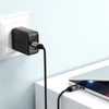 Acefast C15-04 USB-C – USB-C kabelis su ekranu 480Mb/s 66W 1.2m – Juodos spalvos