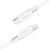 USB laidas MFI Acefast C3-01, USB-C iki Lightning, 30 W, 1,2 m (baltas)