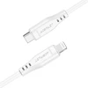 USB laidas MFI Acefast C3-01, USB-C iki Lightning, 30 W, 1,2 m (baltas)