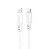 USB laidas MFI Acefast C3-01, USB-C iki Lightning, 30 W, 1,2 m (baltas)