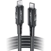 USB laidas Acefast C4-01 MFi PD30W USB-C to Lightning 1.8m juodas