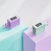 Sieninis įkroviklis Acefast A45, 2x USB-C, 1xUSB-A, 65W PD (violetinė)