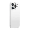 „AmazingThing AR“ aliuminio 3 objektyvų stiklas su kameros objektyvo rėmeliu, skirtas „iPhone 16 Pro“ / „16 Pro Max“ – „Sidabrinis“