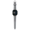 AmazingThing Class Band Leather Strap for Apple Watch 45 / 46 / 49 mm – Gray