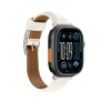 „AmazingThing“ klasės odinis dirželis „Apple Watch 45 / 46 / 49 mm“ – šviesiai rudas gelsvas