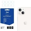Hibridinis apsauginis stiklas telefono kamerai / Lens Apple iPhone 15 Plus 3mk Flexible Glass Lens Clear