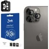 Apsauginis stikliukas kamerai 3mk Lens Pro Apple iPhone 15 Pro juodas
