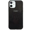 Audi Carbon Fiber Apple iPhone 11 / Xr 6.1" dėklas telefonui juodos spalvos AU-TPUPCIP11-R8/D2-BK