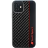 Audi Carbon Fiber Stripe Apple iPhone 11 / Xr 6.1" dėklas telefonui juodos spalvos AUS-TPUPCIP11-R8/D1-BK