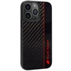 Audi Carbon Fiber Stripe Apple iPhone 13 Pro Max 6.7" dėklas telefonui juodos spalvos AUS-TPUPCIP13PM-R8/D1-BK