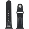 apyrankė Audi Geometric Pattern Silicone Watch apyrankė for Apple Watch 40/41/42mm juodos spalvos