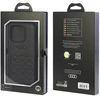 Audi GT Synthetic Leather Apple iPhone 15 Pro - dėklas telefonui juodos spalvos