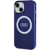Dėklas Apple iPhone 13 / 14 / 15 Audi IML Big Logo MagSafe (AU-IMLMIP15-Q5/D2-BE) mėlynos spalvos