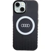 Dėklas Apple iPhone 13 / 14 / 15 Audi IML Big Logo MagSafe (AU-IMLMIP15-Q5/D2-BK) juodos spalvos