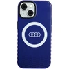 Dėklas Apple iPhone 13 / 14 / 15 Audi IML Big Logo MagSafe (AU-IMLMIP15-Q5/D2-BE) mėlynos spalvos