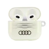Apple AirPods 3 Audi IML Geometric Pattern Cover (AU-IMLAP3-A6/D3-WE) dėklas ausinėms baltos spalvos