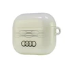 Apple AirPods 3 Audi IML Geometric Pattern Cover (AU-IMLAP3-A6/D3-WE) dėklas ausinėms baltos spalvos