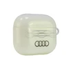 Apple AirPods 3 Audi IML Geometric Pattern Cover (AU-IMLAP3-A6/D3-WE) dėklas ausinėms baltos spalvos