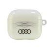 Apple AirPods 3 Audi IML Geometric Pattern Cover (AU-IMLAP3-A6/D3-WE) dėklas ausinėms baltos spalvos