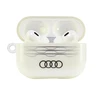 Apple AirPods Pro 2 Audi IML Geometric Pattern Cover (AU-IMLAPP2-A6/D3-WE) dėklas ausinėms baltos spalvos