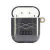 Apple AirPods 1 / 2 Audi IML Geometric Pattern Cover (AU-IMLAP-A6/D3-GY) dėklas ausinėms pilkos spalvos