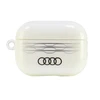 Apple AirPods Pro 2 Audi IML Geometric Pattern Cover (AU-IMLAPP2-A6/D3-WE) dėklas ausinėms baltos spalvos