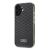 Apple iPhone 16 Audi IML Stitching Pattern MagSafe (AU-IMLMIP16-Q5/D3-BK) dėklas telefonui juodos spalvos