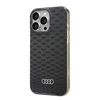 Apple iPhone 16 Pro Max Audi IML Stitching Pattern MagSafe (AU-IMLMIP16PM-Q5/D3-BK) dėklas telefonui juodos spalvos