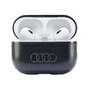 Apple AirPods Pro 2 Audi Leather Big Logo Cover (AU-APP2-GT/D3-BK) dėklas ausinėms juodos spalvos