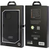 Apple iPhone 15 Audi silikoninis dėklas (AU-LSRIP15-Q3/D1-BK) juodos spalvos