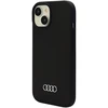 Apple iPhone 15 Plus Audi silikoninis dėklas (AU-LSRIP15M-Q3/D1-BK) juodos spalvos