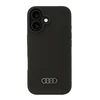 Apple iPhone 16 Audi Silicone (AU-LSRIP16-Q3/D1-BK) dėklas telefonui juodos spalvos