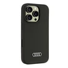 Apple iPhone 16 Pro Audi Silicone (AU-LSRIP16P-Q3/D1-BK) dėklas telefonui juodos spalvos