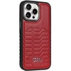Audi Synthetic Leather MagSafe Apple iPhone 15 Pro 6.1″ red kietas dėklas AU-TPUPCMIP15P-GT/D3-RD
