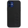 Dėklas Apple iPhone 12 / 12 Pro Audi Synthetic odinis (AU-TPUPCIP12P-TT/D1-BK) juodos spalvos