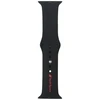 apyrankė Audi Sport Raudona Logo Silicone Watch apyrankė for Apple Watch 44/45/46/49mm juodos spalvos