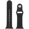 apyrankė Audi Sport Raudona Logo Silicone Watch apyrankė for Apple Watch 40/41/42mm juodos spalvos