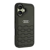 Apple iPhone 16 Audi Synthetic Leather (AU-TPUPCIP16-GT/D2-BK) dėklas telefonui juodos spalvos