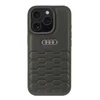 Apple iPhone 16 Pro Audi Synthetic Leather (AU-TPUPCIP16P-GT/D2-BK) dėklas telefonui juodos spalvos