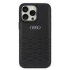 Apple iPhone 16 Pro Max Audi Synthetic Leather (AU-TPUPCIP16PM-GT/D2-BK) dėklas telefonui juodos spalvos